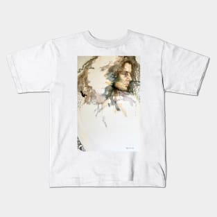 Mucha Style Maiden. Original Art Nouveau Portrait of a Woman Kids T-Shirt